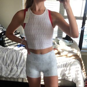 Buff Bunny NWT Aurora Crop Top Oasis Print